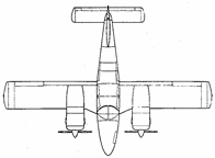 airplane plan view