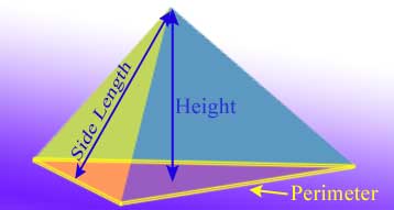 base height of a triangular pyramid