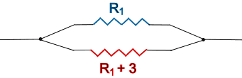 quadratic resistors R1 and R1+3