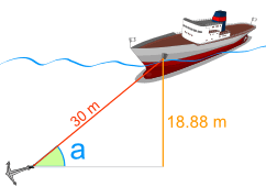 trig ship example 30m and 18.88m
