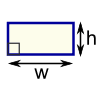 area rectangle
