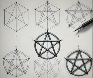 sketching a pentagram