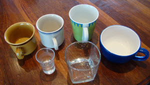 cups various